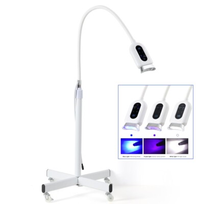 Dental Cold Light LED Teeth Whitening Machine Desk Bleaching Lamp Floor Stand
