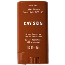 CAY SKIN Isle Invisible Sunstick SPF 35, Water Resistant, Free Shipping (0.5 oz)