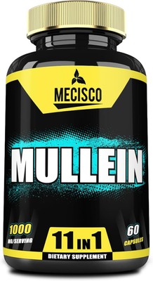 Mullein Leaf Supplement 11in1 Support with Panax Ginseng Root, Cordyceps Sinensi