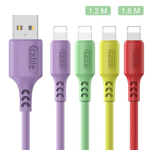 Charging & Data Sync Cable Cord Durable For iPone 11 12 Pro Max XS XR 6 7 8 Plus - Picture 2 of 16