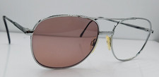 Vintage Always Value AV 355 Silver Pilot Metal Sunglasses Korea FRAMES ONLY