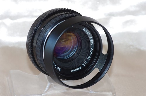 TRÈS BEL objectif 50mm f2 PENTAX SMC avec bouchons, pare-soleil et housse, EXC/ - Photo 13/24