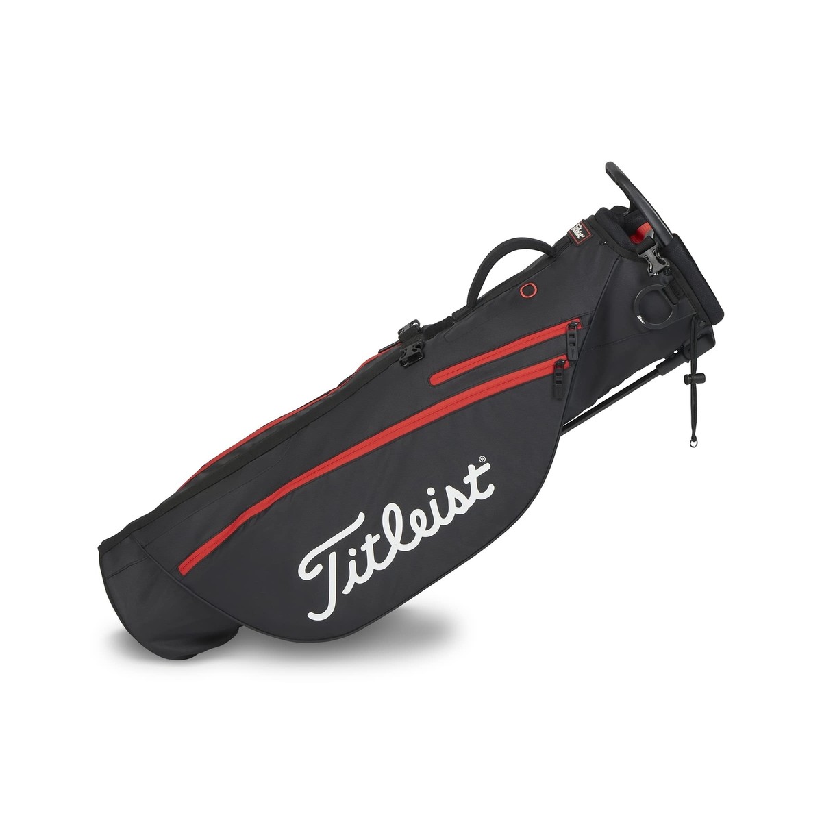 Titleist Premium Carry Bag Black/Black/Red | eBay