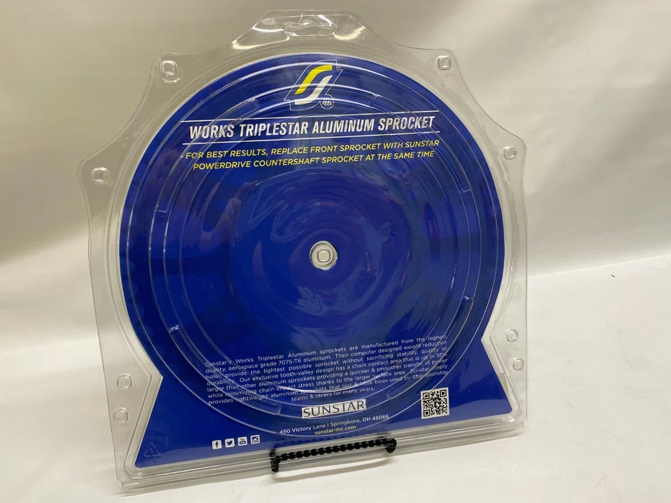 Sunstar Rear Sprocket 1211-1338 Aluminum 50T Black 5-359250BK - NEW - Imagem 2 de 2