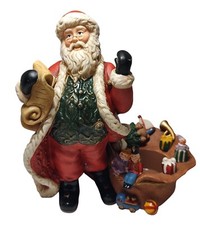 PartyLite Santa tealight holder Santa Checking His List Tealight Candle Holder P9841 — listing 4