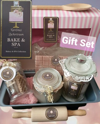 Luxury Bath Gift Set ''Bake my Body'' Medium Collection byKarolinas ZuckertraumTM 