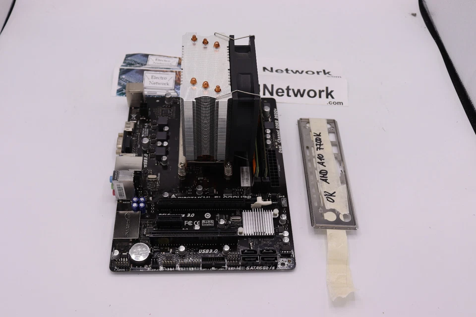 BIOSTAR Hi-Fi A70V3P Motherboard PC Bundle mit AMD A10 7700K & 10Gb RAM - Bild 1 von 2