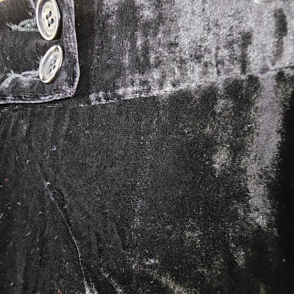 Pantalones Etro Italia Mujer Mezcla Seda Italia Talla 42 EE. UU. Talla 12 Negro Foto 3 de 4