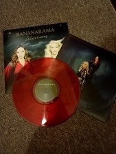 Image of bananarama glorious vinyl, transparent red. brand new, only opened for photos 