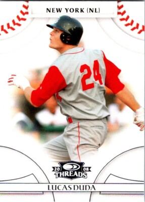 2008 Donruss Threads #73 Lucas Duda Baseball Card
