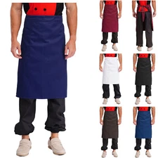 Unisex Men Women Accessories Costume Work Wear Lace-up Aprons Canteen Chef Food