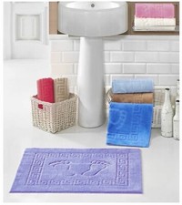 Bath Mat,100%Microfibre, Happy Feet / Soft / Thin / Made in Turkey