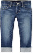 The Children's Place Girls' Roll Cuff Super Skinny Jeans