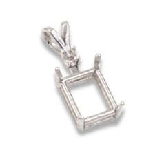 Emerald Single Accent Pre-notched Pendant Mou...