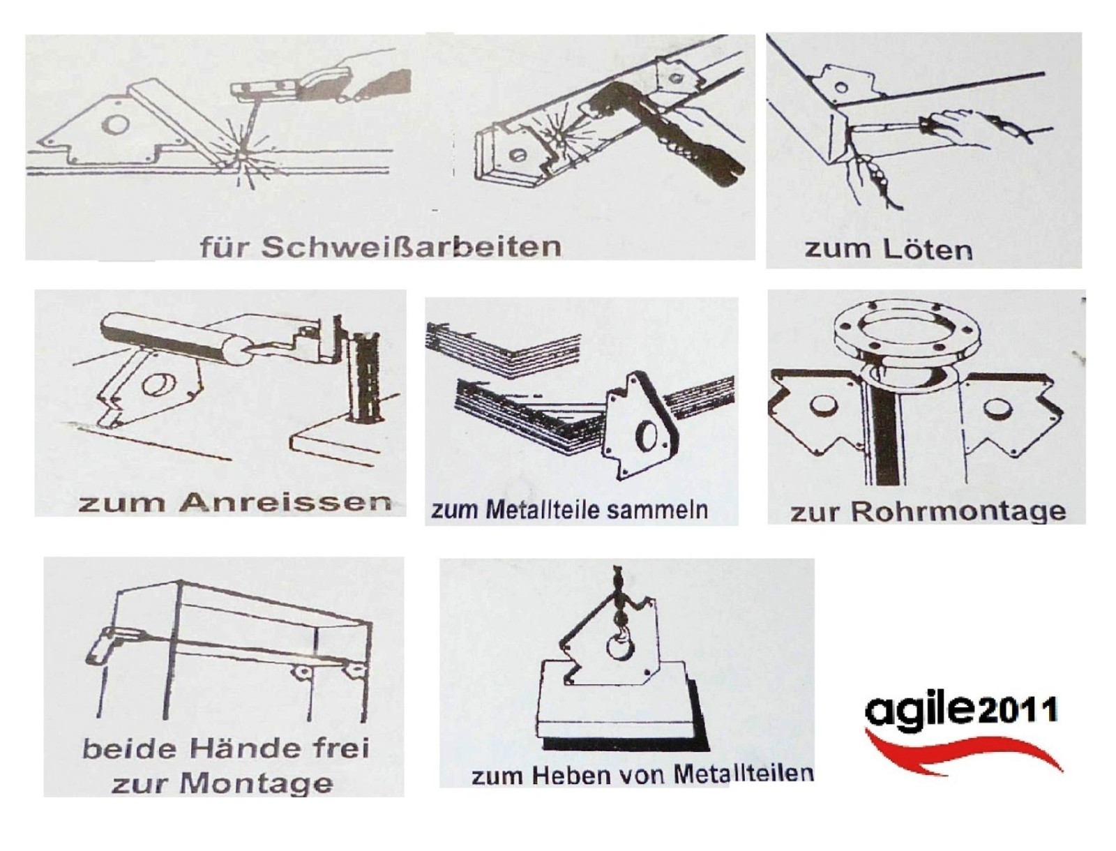 Easy Work 262862 Mini Magnethaltersatz 4-teilig online kaufen | eBay