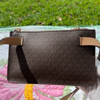 Michael Kors Fanny Pack Belt Bag Size L Bumbag Waist Bag 