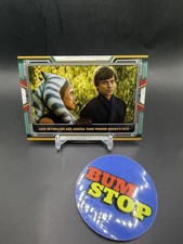 Topps 2022 Star Wars The Book of Boba Fett #81 LUKE SKYWALKER  AND ASHOKA