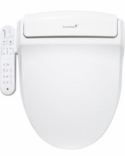 SmartBidet SB-2000WR Electric Bidet Toilet Seat Round Heated Seat Dryer White