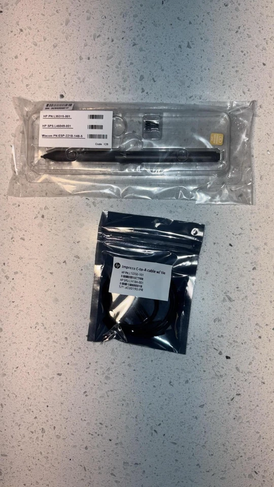 HP Active Pen G2 Rechargeable Stylus L35315-001 Black - Image 3 of 4