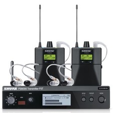 Shure PSM 300 P3TRA215TWP Twin Pack Wireless In-Ear Monitor System, G20 Band