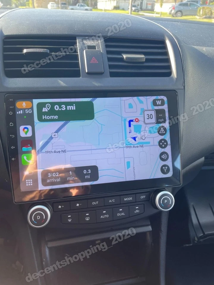 For Honda Accord 7 2003-2007 Android 15 Wifi Apple Carplay Car Stereo GPS Radio - Image 3 of 4