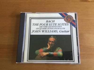 BACH ''The Four Lute Suites'' - JOHN WILLIAMS; Guitar - CBS 1975/1986 re-mastered