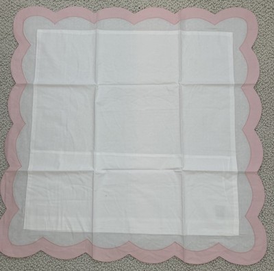 Schweitzer Linens   Darcy  Italian Euro Scalloped Pillow Sham  - Set Of 2 - New