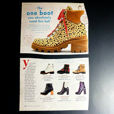 Junk Journal Scrapbook Clippings 2019 Fashion Chunky Boot Craft Paper Collage
