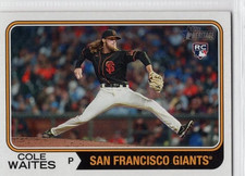 2023 Topps Heritage - Cole Waites #258 (RC)