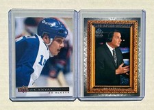 (2) 2020-21 UD Signature Legends Ed Olczyk Canvas + Life After Hockey SP 1:30
