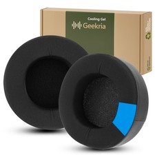 Geekria Cooling-Gel Ear Pads for Corsair Virtuoso PRO Wired Headphones Black