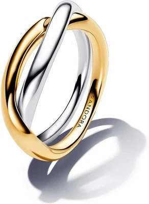 Pandora Bicolor Verschlungene Bänder Ring 163262C00 Damenring - Bild 1 von 4