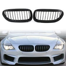 Vorne, Oben Sto�stange Gittergitter f�r BMW E63 Coupe M6 E64 Cabrio M6 Glanz Blk