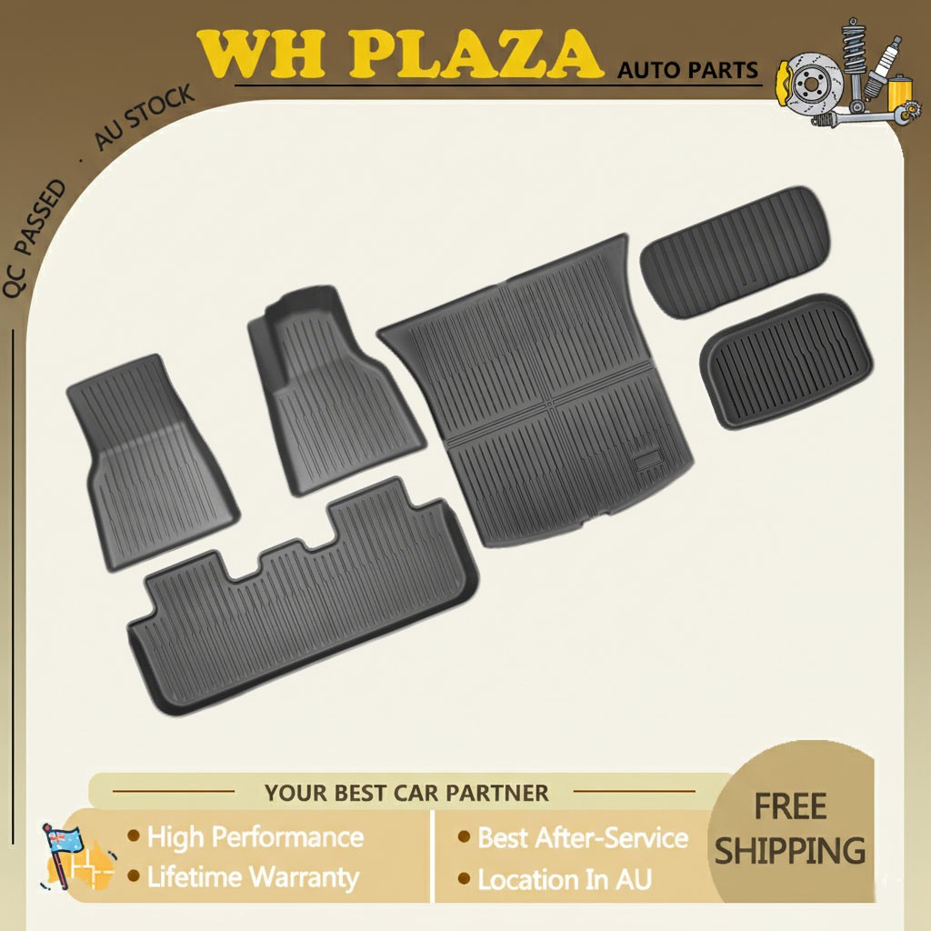 All Weather Cargo Trunk Floor Mats Front Rear Suit For Tesla Model Y Juniper 25+