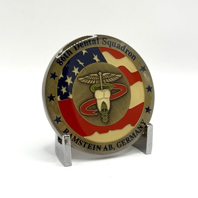 CHALLENGE COIN - Commander 86th Dental Squadron Serialized Ramstein AB Germany