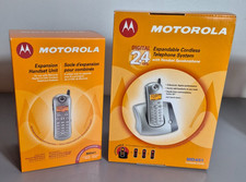 Motorola MD451 2.4GHZ Cordless Telephone with MD41 Expansion Handset Unit NEW