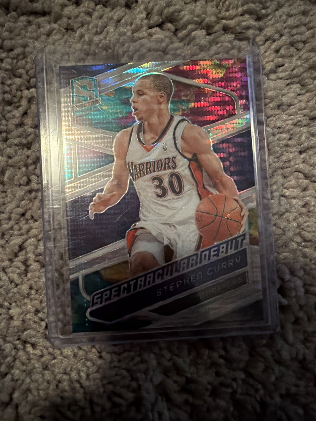 2023-24 Panini Spectra Spectacular Debut Stephen Curry #189 Celestial Prizm /125