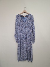 Finery Womens Dress Size 26 Blue & Red Floral Midi Maxi
