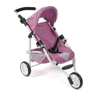 Bayer Chic 2000 Puppen Jogging-Buggy LOLA Jeans pink