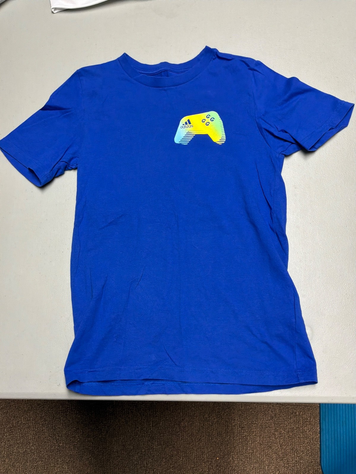 Adidas Boys Life Gaming Graphic Tee Shirt, Size M thumbnail 3