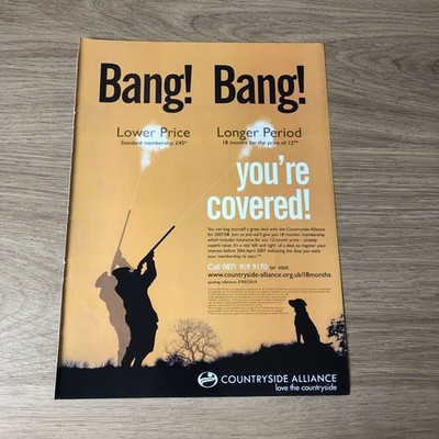 GUNS80 MAGAZIN WERBUNG 12X9 BEITRETEN SIE DER LANDSCHAFTSALLIANZ