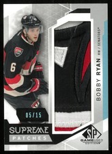 2015-16 UD SP Game Used Bobby Ryan Supreme Patch Patches /15