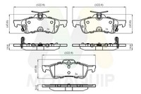 Motaquip Bremsbelagsatz Scheibenbremse LVXL1818 FüR Honda Civic IX FK Tourer FB