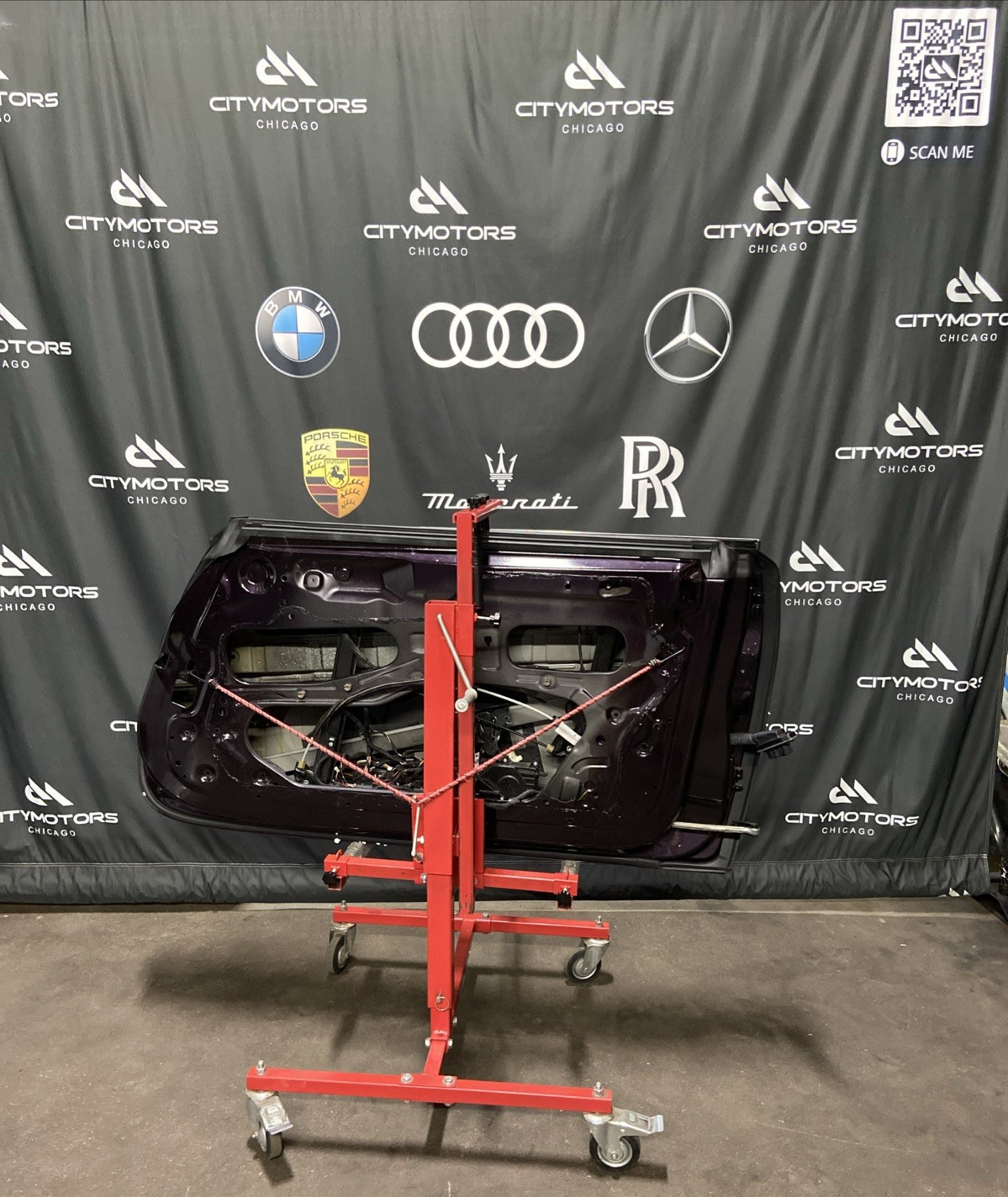 2017-2023 Rolls Royce Dawn RR6 Front Right Door W/o Glass Purple R95 OEM *NOTE*