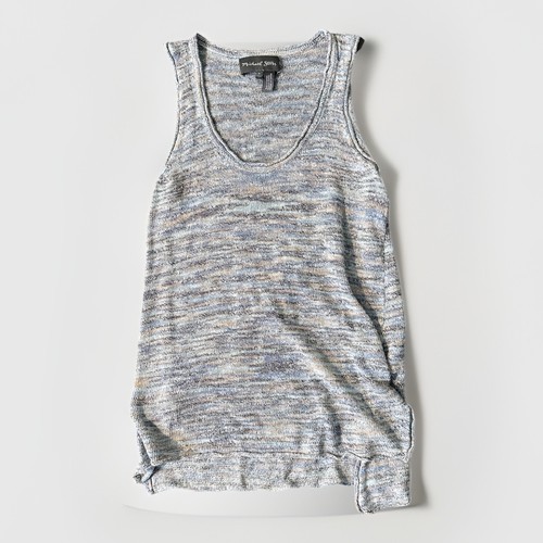 Michael Stars Marled Scoop Neck Tank Anthology Linen Blend Small - Picture 4 of 11