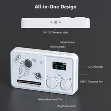 Portable LED Selfie Fill Light 3 Color Modes For Smartphone Vlog Camera XHVI