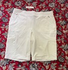 NWT Chico’s Zenergy 11 Pull On Alabaster White Shorts Sz 3 — photo 1