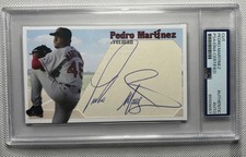 Pedro Martinez HOF Signed Cut Autographed AUTO 1/1 PSA/DNA Authentic