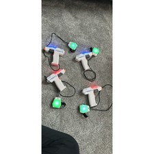 Laser X Real-Life Laser Gaming Experience Set of 4 Blasters Wrist sensor White