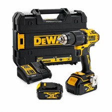 DeWalt DCD709 18V XR Brushless Combi Drill Kit 2x 4.0Ah Batteries Charger